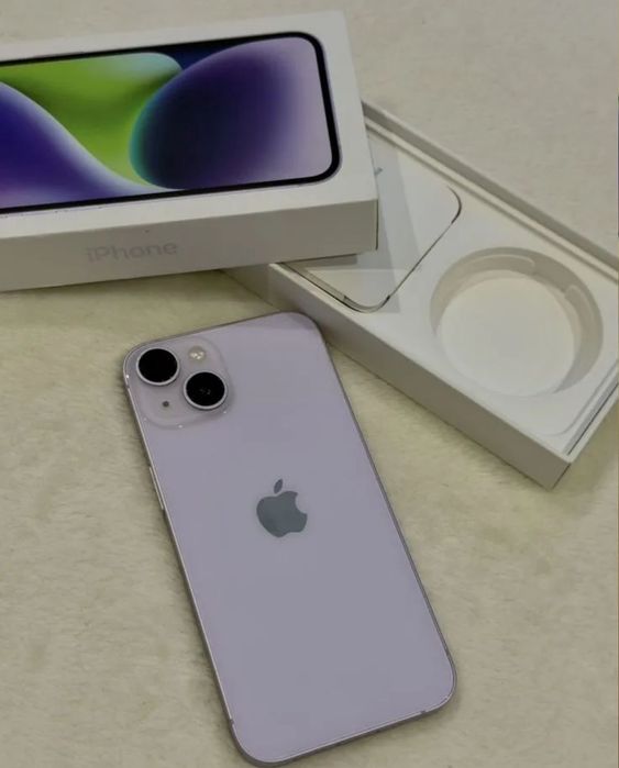 Айфон 14 85% сиреневый