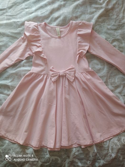 Разкошна рокличка с дълъг ръкав р.122