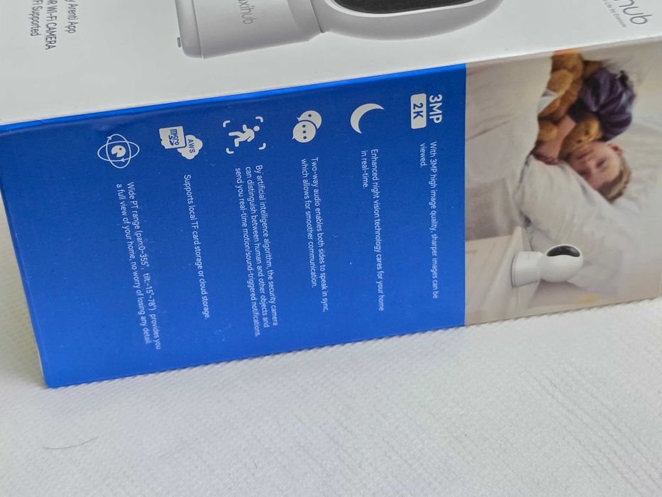 Cam 360° ptr Copii/Animale UHD 2K Wifi, NightVision