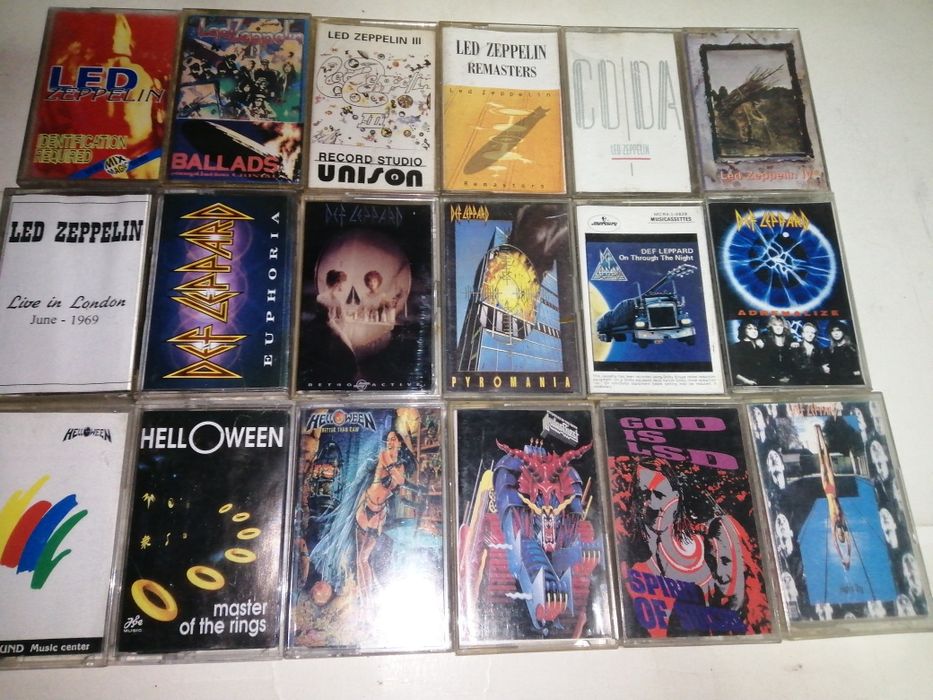 Касети с Рок и метъл изпълнители