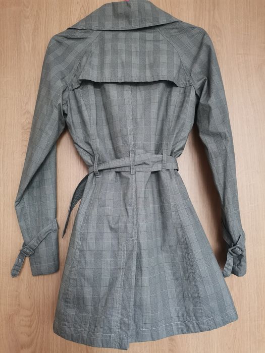 Trench-Coat H&M 34 XS, gri, model vintage