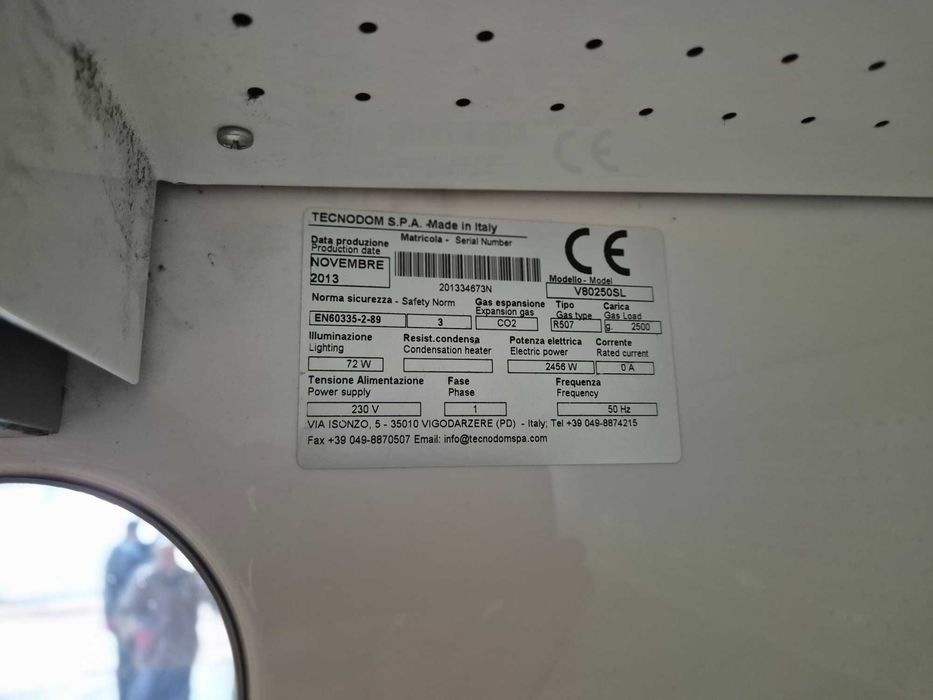 Хладилна витрина Mastercool охладител храни и напитки TECNODOM SPA