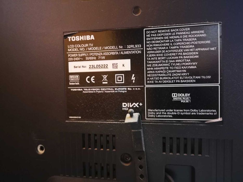 LED LCD телевизор Toshiba 32RL933G