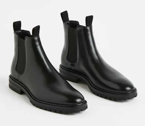 Ghete chelsea premium Zign London 43 piele naturala moale
