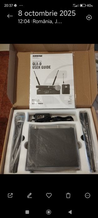 Microfon wireless Shure Qlxd cu capsulă Beta 58a