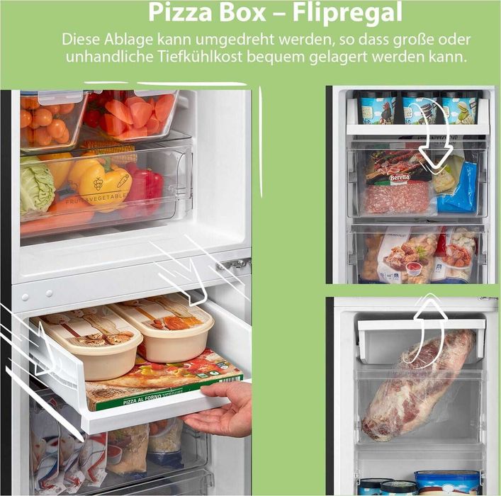 Хладилник с фризер COMFEE RCB169DK3 150см.