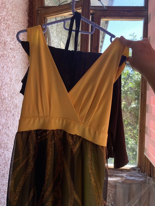 Платье многослойное