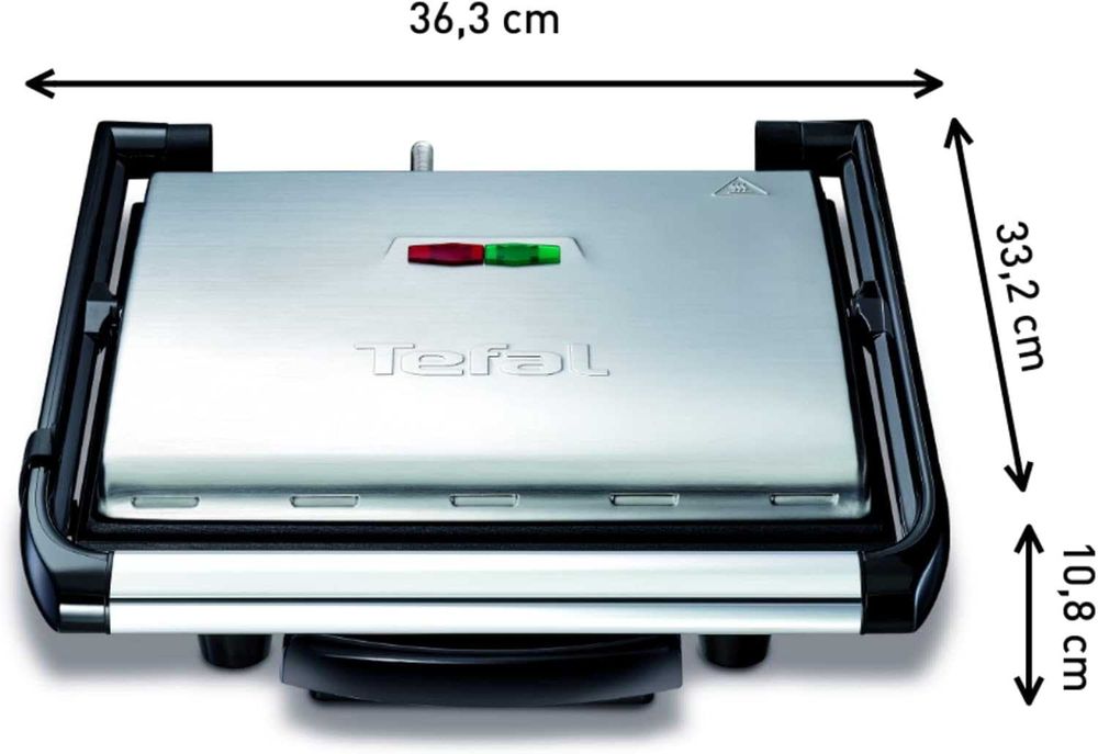 Грил Tefal Inicio GC241D12, 2000W, Незалепващо покритие