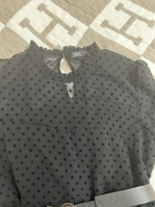 Платье Zara в горошек