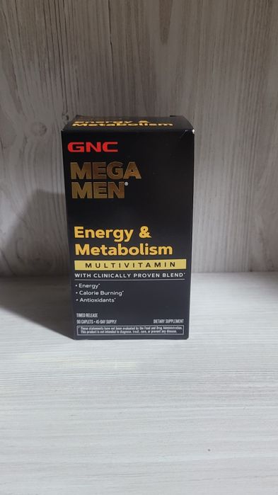 Мультивитамины GNC Mega Men Energy & Metabolism