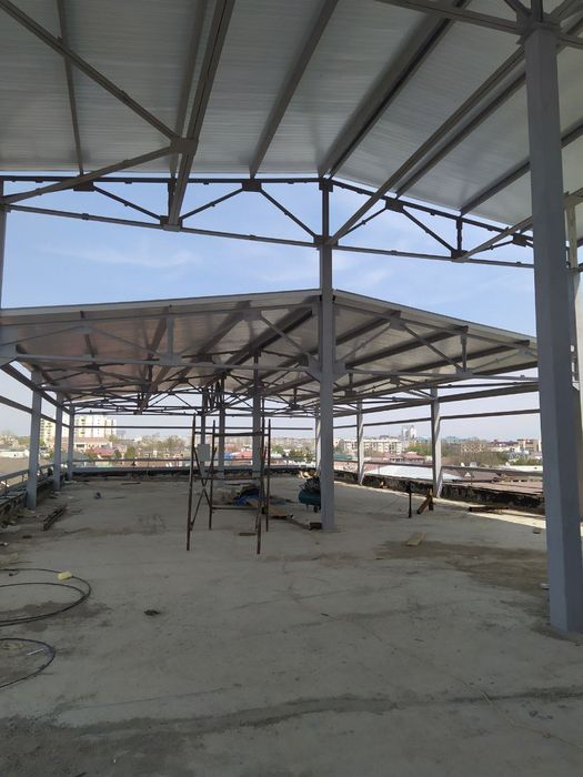 Металлоконструкция,навес,ангар,автонавес.сендвич панель,ворота.