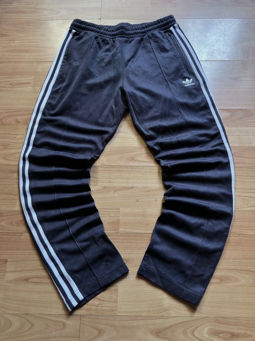 Pantaloni track pants joggers Adidas Originals Beckenbauer straight legg pintuck seams poliester