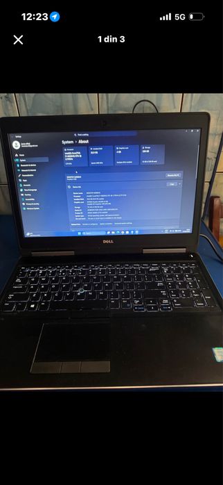 Laptop Dell precision i7