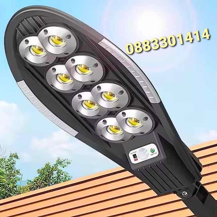 Smart Соларна улична лампа 180W с дистанционно управление