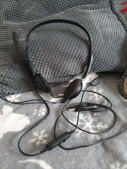 Căști cu microfon sennheiser pc 8 usb stare perfecta
