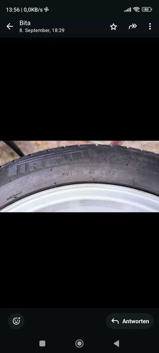 4 Cauciucuri Pirelli de varā cu jante 205/55/16 
Pret: 1000 Ron