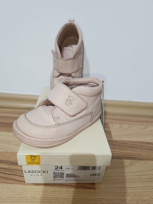 Ghete comode din piele naturala lasocki kids nr 24