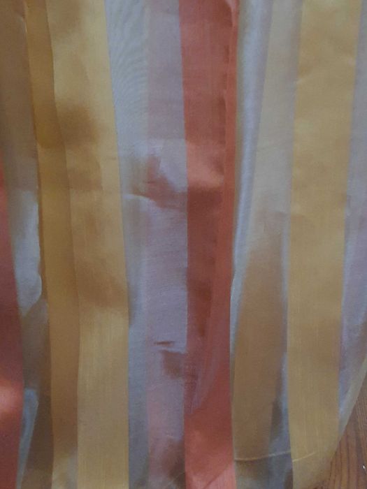 Прозрачно перде чисто ново готово за закачване