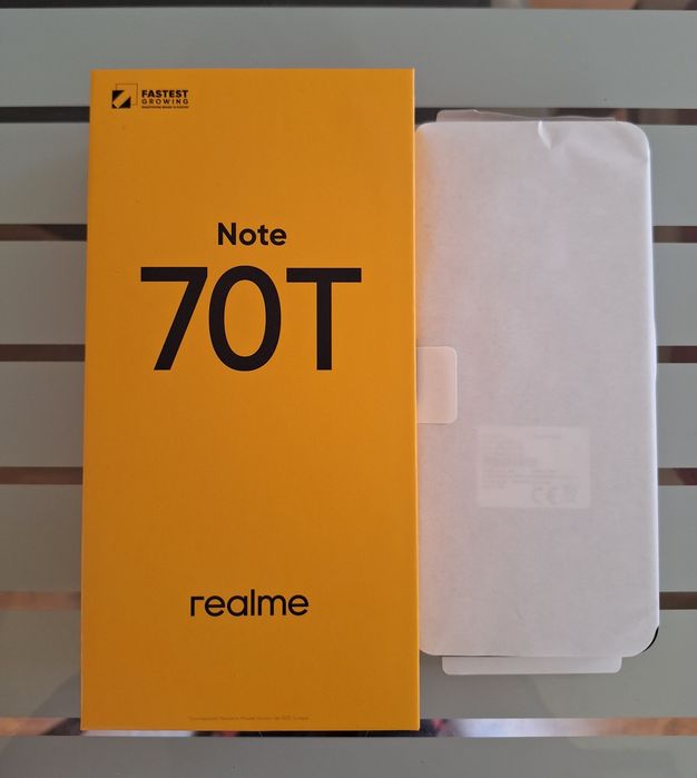 Чисто нов Realme Note 70T [128GB / 64GB] – Неразопакован, Пълен комплект