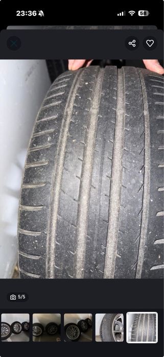 Jante BMW R16 + cauciucuri 205/55/15 (5x120)