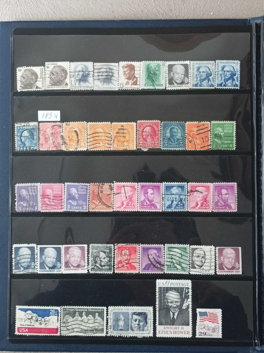 Колекция пощенски марки с Американски президенти и Колекция от СССР