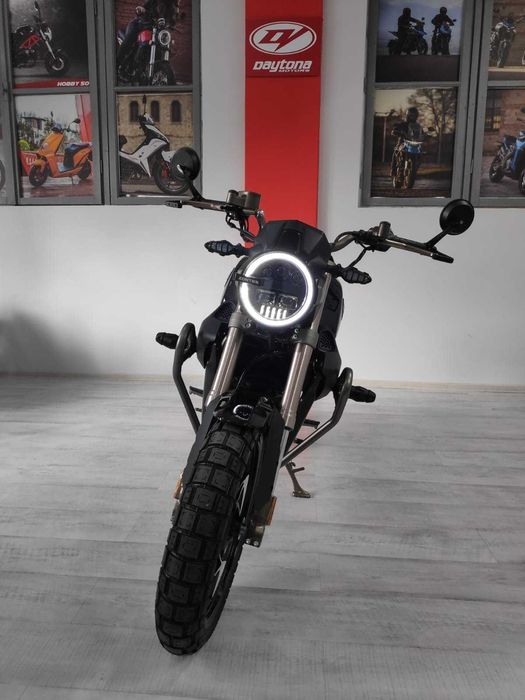Motocicleta cu ABS Daytona Zontes G125 - scrambler, permis A1