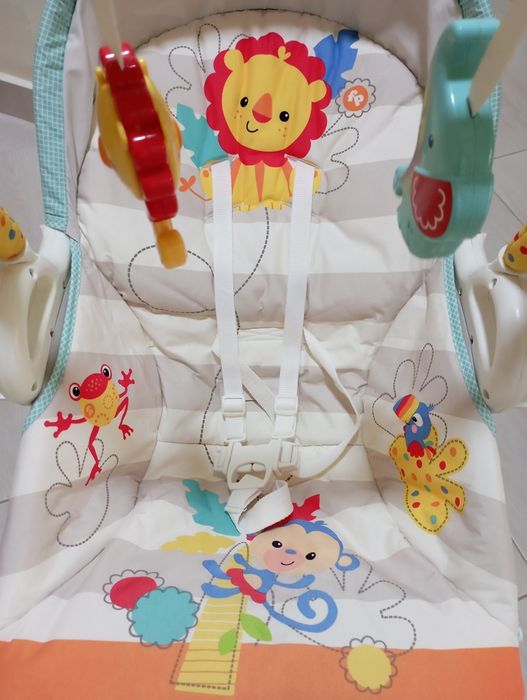 Бебешка люлка 3 в 1 Fisher Price - Музикална