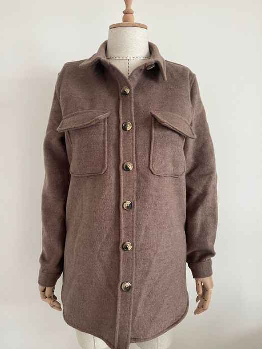 Object кафява риза/яке, връхно облекло, р.38/M