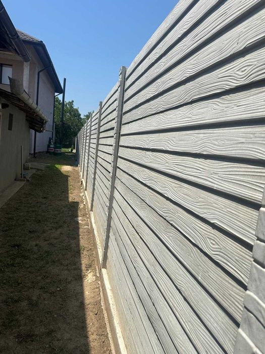 Gard din Placi de Beton - Vanzare si Montaj