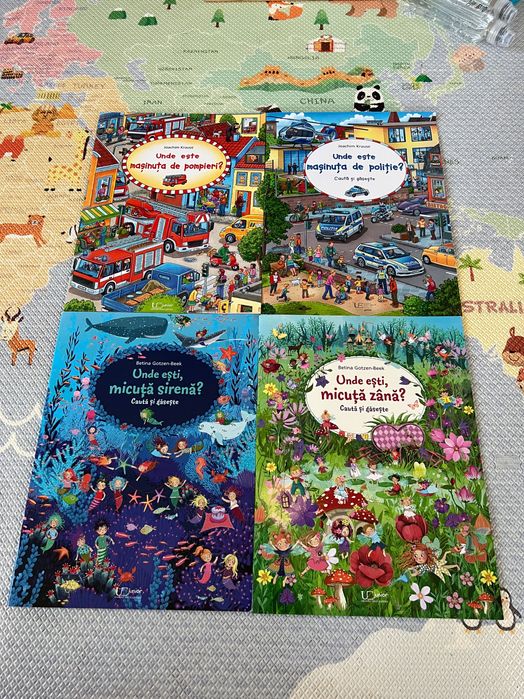 Set carti ’ unde esti’ , UE, pentru bebe 1+, noi