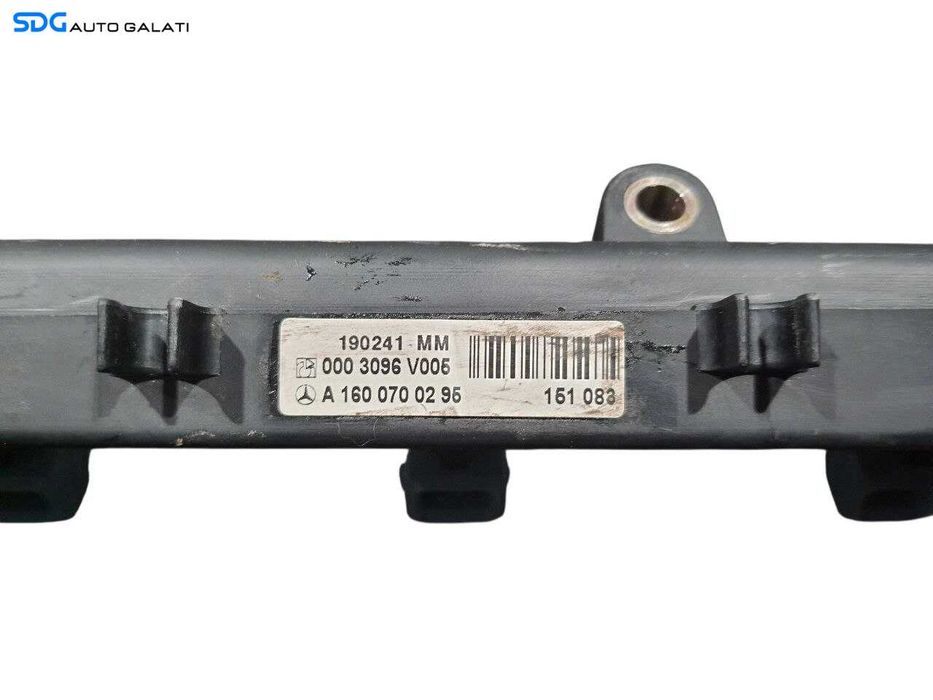Rampa Injectoare cu Injectoare Smart Fortwo 0.8 Benzina 1998 - 2006 Cod A1600700295 0280151083 2435170172 0003099V004 [N3860]