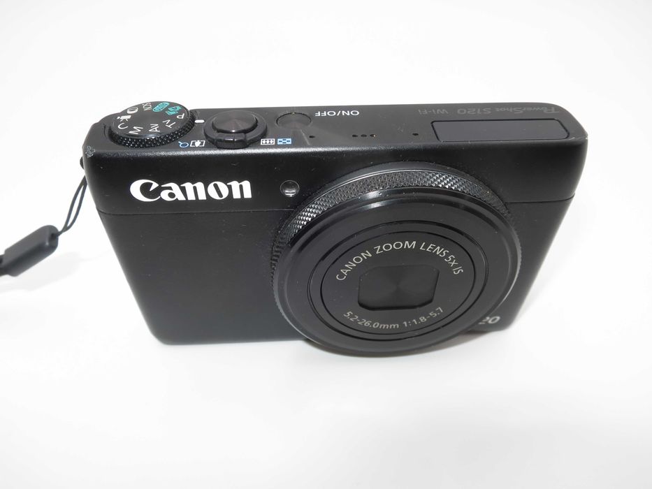 Canon PowerShot S120 ултра компактен полупрофесионален цифров фотоапарат, дигитална камера, тъч скринм, WI-FI,  RAW формат, Full-HD видео - ОТЛИЧЕН!