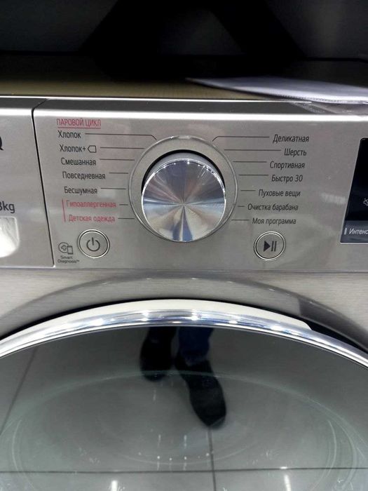 Стиральная машина LG 8 кг F2V5PS2S AI DD Inverter Steam ThinQ