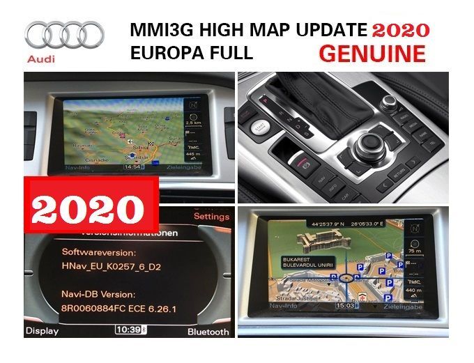 Audi MMI3G Harti 2023 Navi Update Harti Navigatie Europa ROMÂNIA A4 A5 Bucuresti Sectorul 6 • OLX.ro