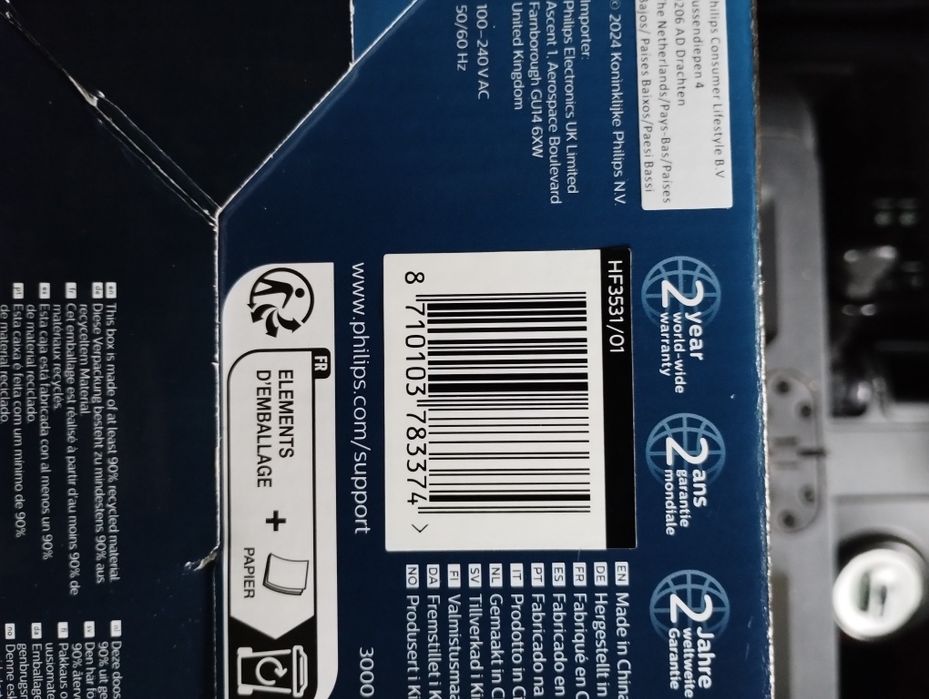 Lampă de veghe Philips cu ceas