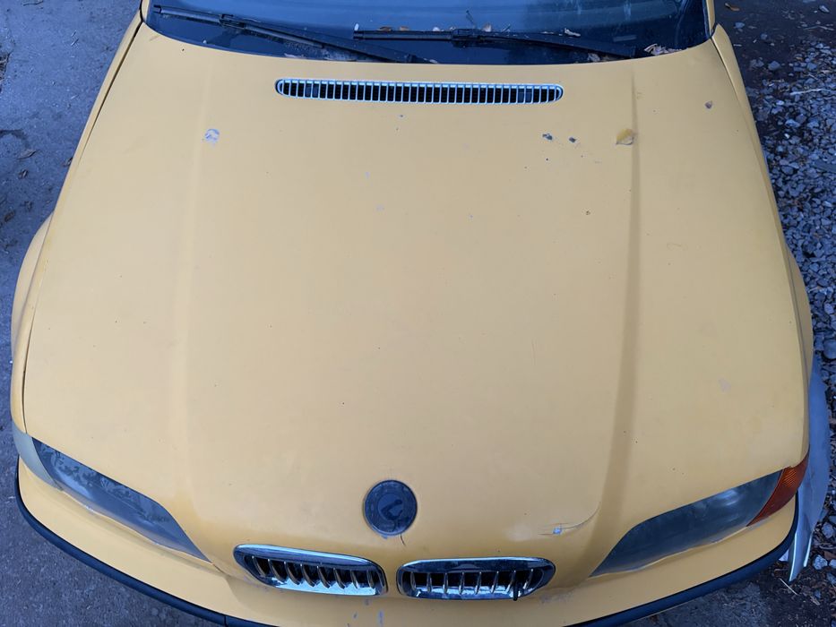E46 BMW капот, крыло фары бампера дорест