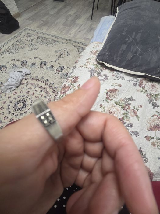 Кольцо мужской серебро