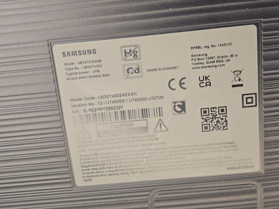 NDP Amanet Buzoieni nr.16 Margeanului Televizor Samsung (49877)