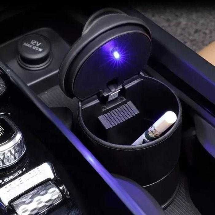 Пепелник за автомобил с LED диод JC-032