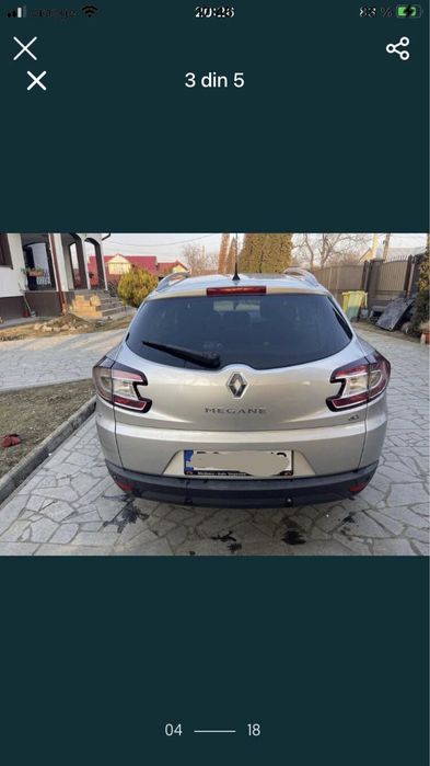 Bara fata /Spate /Far/ Faruri/ Capota / Aripa Renault Megane 3 1.9 dci