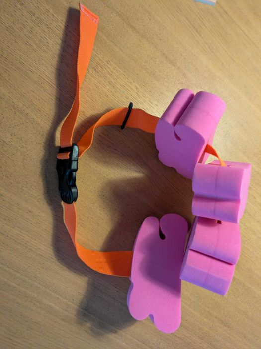 Centură de înot pentru copii, 15-60 kg - roz