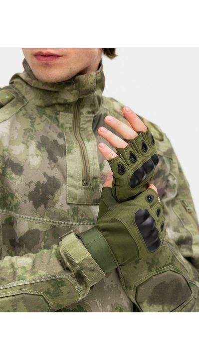 Barmoqsiz  taktik qo'lqoplar - sport, ov va kundalik foydalanish uchun