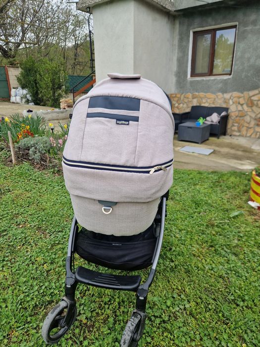 Бебешка количка 3в1 Peg Perego BOOK PLUS Modular Elite Luxe Beige 2017