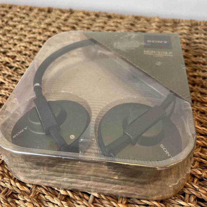 Sony MDR-570LP Slim Headband Stereo Headphones GREEN RARE