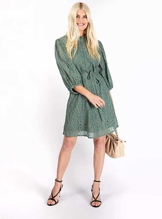 Rochie mini din dantela verde George Girls on Film marimea S