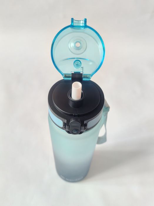 Sticla de apa sport My Vesperbox, cu pai, 500ml