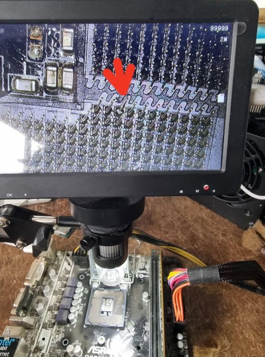 Ремонт на LGA Сокети , Смана на индивидуални пинове