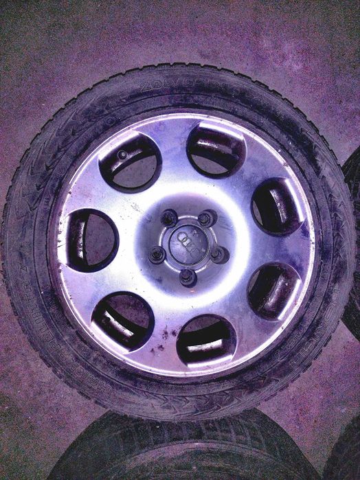 5+1 Roti Audi originale Jante Cauciucuri M+S iarna 205 55 16