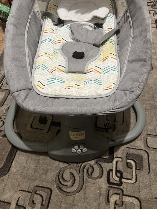 Детский шезлонг с музыкой