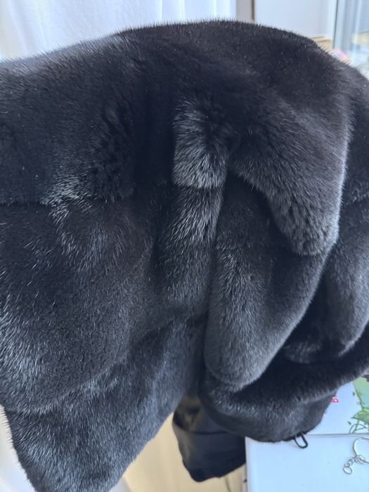 Шуба черная Автоледи